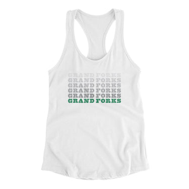 Grand Forks Repeat Women's Racerback Tank-Allegiant Goods Co. Vintage Sports Apparel