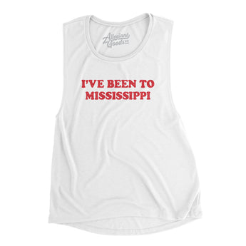 I've Been To Mississippi Women's Flowey Scoopneck Muscle Tank-Allegiant Goods Co. Vintage Sports Apparel