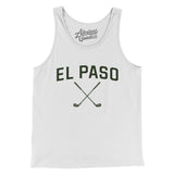 El Paso Golf Men/Unisex Tank Top-White-Allegiant Goods Co. Vintage Sports Apparel