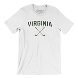 Virginia Golf Men/Unisex T-Shirt-White-Allegiant Goods Co. Vintage Sports Apparel