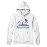I Have A Tee Time In Pennsylvania Hoodie-White-Allegiant Goods Co. Vintage Sports Apparel