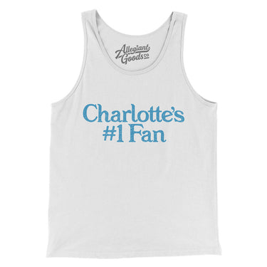 Charlotte's Number 1 Fan Men/Unisex Tank Top-Allegiant Goods Co. Vintage Sports Apparel