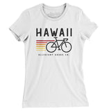 Hawaii Cycling Women's T-Shirt-White-Allegiant Goods Co. Vintage Sports Apparel