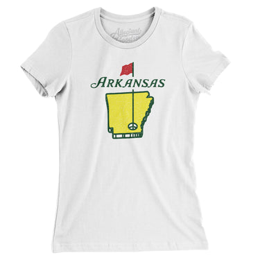 Arkansas Golf Women's T-Shirt-Allegiant Goods Co. Vintage Sports Apparel