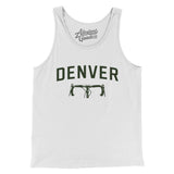 Denver Cycling Men/Unisex Tank Top-White-Allegiant Goods Co. Vintage Sports Apparel