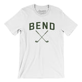 Bend Golf Men/Unisex T-Shirt-White-Allegiant Goods Co. Vintage Sports Apparel