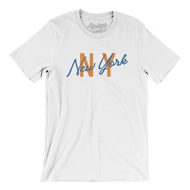 New York Ny Overprinted Men/Unisex T-Shirt-Allegiant Goods Co. Vintage Sports Apparel