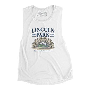 Lincoln Park Women's Flowey Scoopneck Muscle Tank-Allegiant Goods Co. Vintage Sports Apparel