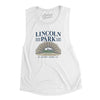 Lincoln Park Women's Flowey Scoopneck Muscle Tank-White-Allegiant Goods Co. Vintage Sports Apparel