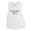 Green Bay Beer Women's Flowey Scoopneck Muscle Tank-White-Allegiant Goods Co. Vintage Sports Apparel