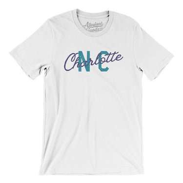 Charlotte Nc Overprinted Men/Unisex T-Shirt-Allegiant Goods Co. Vintage Sports Apparel