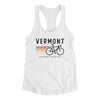 Vermont Cycling Women's Racerback Tank-White-Allegiant Goods Co. Vintage Sports Apparel