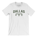 Dallas Cycling Men/Unisex T-Shirt-White-Allegiant Goods Co. Vintage Sports Apparel