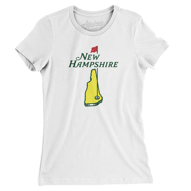 New Hampshire Golf Women's T-Shirt-Allegiant Goods Co. Vintage Sports Apparel