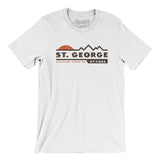 St. George Mountain Sunset Men/Unisex T-Shirt-White-Allegiant Goods Co. Vintage Sports Apparel