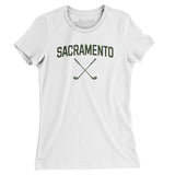 Sacramento Golf Women's T-Shirt-White-Allegiant Goods Co. Vintage Sports Apparel