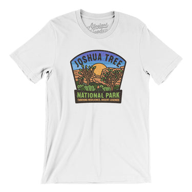 Joshua Tree National Park Badge Men/Unisex T-Shirt-White-Allegiant Goods Co. Vintage Sports Apparel