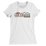 Las Cruces Mountain Sunset Women's T-Shirt-White-Allegiant Goods Co. Vintage Sports Apparel