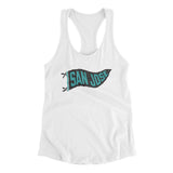 San Jose Pennant Women's Racerback Tank-Allegiant Goods Co. Vintage Sports Apparel