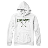 Cincinnati Golf Hoodie-White-Allegiant Goods Co. Vintage Sports Apparel