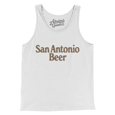 San Antonio Beer Men/Unisex Tank Top-Allegiant Goods Co. Vintage Sports Apparel