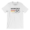 Washington Dc Cycling Men/Unisex T-Shirt-White-Allegiant Goods Co. Vintage Sports Apparel