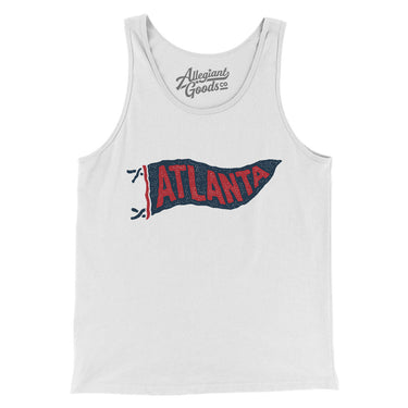 Atlanta Pennant Men/Unisex Tank Top-Allegiant Goods Co. Vintage Sports Apparel