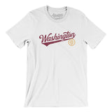 Washington Dc Vintage Script Men/Unisex T-Shirt-Allegiant Goods Co. Vintage Sports Apparel