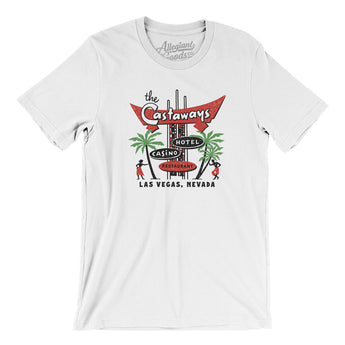 The Castaways Las Vegas Men/Unisex T-Shirt-White-Allegiant Goods Co. Vintage Sports Apparel