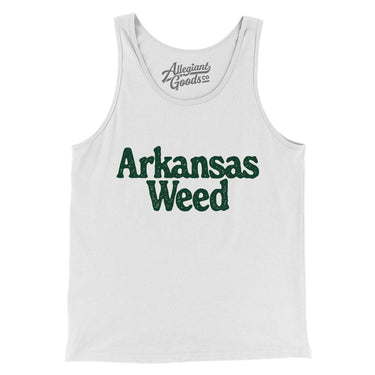 Arkansas Weed Men/Unisex Tank Top-Allegiant Goods Co. Vintage Sports Apparel