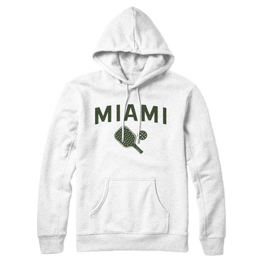 Miami Pickleball Hoodie-White-Allegiant Goods Co. Vintage Sports Apparel