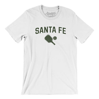 Santa Fe Pickleball Men/Unisex T-Shirt-White-Allegiant Goods Co. Vintage Sports Apparel