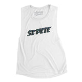 St. Pete Connect Women's Flowey Scoopneck Muscle Tank-Allegiant Goods Co. Vintage Sports Apparel