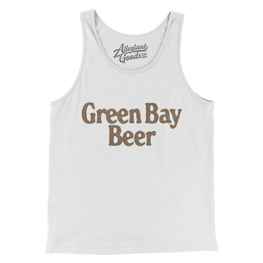 Green Bay Beer Men/Unisex Tank Top-Allegiant Goods Co. Vintage Sports Apparel