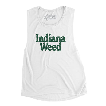 Indiana Weed Women's Flowey Scoopneck Muscle Tank-Allegiant Goods Co. Vintage Sports Apparel