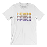 Baton Rouge Repeat Men/Unisex T-Shirt-White-Allegiant Goods Co. Vintage Sports Apparel