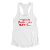 I've Been To Crater Lake National Park Women's Racerback Tank-Allegiant Goods Co. Vintage Sports Apparel