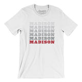 Madison Repeat Men/Unisex T-Shirt-White-Allegiant Goods Co. Vintage Sports Apparel