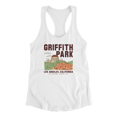 Griffith Park Women's Racerback Tank-Allegiant Goods Co. Vintage Sports Apparel