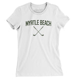 Myrtle Beach Golf Women's T-Shirt-White-Allegiant Goods Co. Vintage Sports Apparel