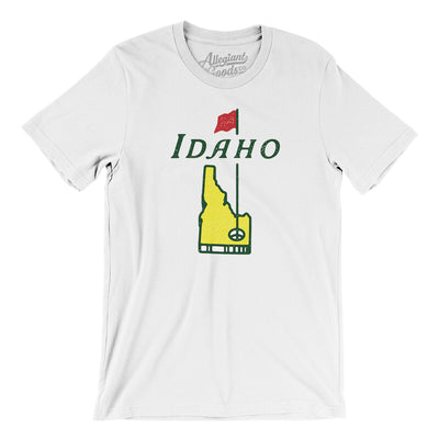 Idaho Golf Men/Unisex T-Shirt-White-Allegiant Goods Co. Vintage Sports Apparel