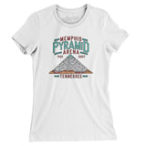 Memphis Pyramid Arena Women's T-Shirt-Allegiant Goods Co. Vintage Sports Apparel
