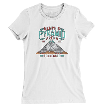Memphis Pyramid Arena Women's T-Shirt-Allegiant Goods Co. Vintage Sports Apparel