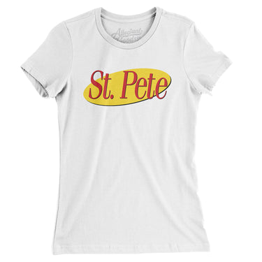 St. Pete Seinfeld Women's T-Shirt-Allegiant Goods Co. Vintage Sports Apparel