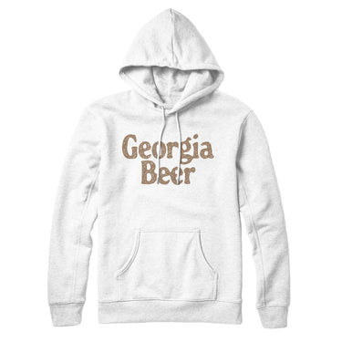Georgia Beer Hoodie-White-Allegiant Goods Co. Vintage Sports Apparel