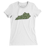Kentucky Golf Course Women's T-Shirt-White-Allegiant Goods Co. Vintage Sports Apparel
