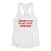 There's No Place Like Memphis Women's Racerback Tank-White-Allegiant Goods Co. Vintage Sports Apparel