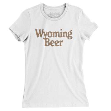 Wyoming Beer Women's T-Shirt-Allegiant Goods Co. Vintage Sports Apparel
