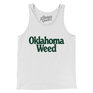 Oklahoma Weed Men/Unisex Tank Top-Allegiant Goods Co. Vintage Sports Apparel