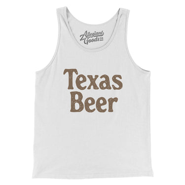 Texas Beer Men/Unisex Tank Top-Allegiant Goods Co. Vintage Sports Apparel